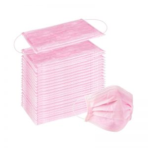 wecolor pink disposable mask